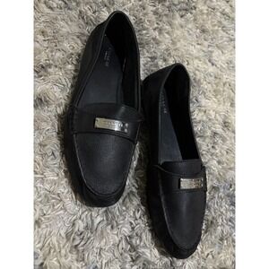 Coach Black Driving Loafers Sz 10 Leather